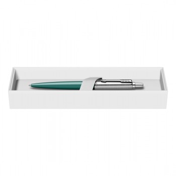 Подарочный набор:  Ручка шариковая Parker Jotter XL K69 Greenwich, Matte Green CT + Ежедневник Green GS